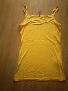 Żółta bluzka koszulka Amisu New yorker 36