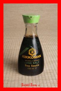 Sos sojowy Kikkoman 150 - 43% mniej soli SUSHI SAM