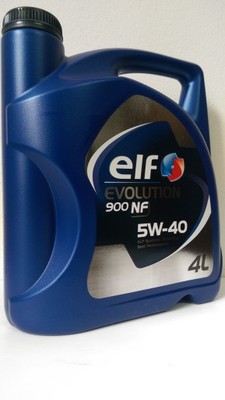 Elf Evolution 900 NF 5W-40 4L ORYGINAŁ 07/2016r.