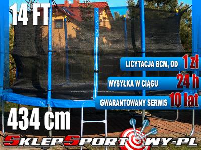 TRAMPOLINA HITON POLSKA 434cm 14FT max 180KG _ bcm