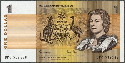 Australia - 1 dolar ND/1983 P43d UNC Elżbieta II