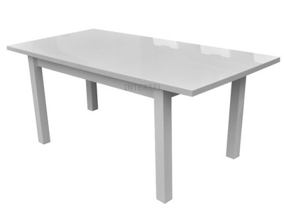 Stół 90x160-200 Biały Wysoki Połysk BLANC BRILLANT