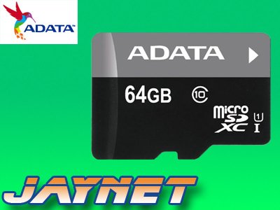 ADATA 64 GB micro SDXC Class 10 Premiere UHS1 +SD