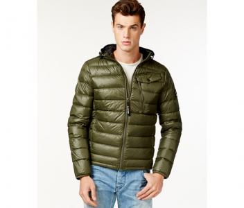 G-Star Quilted Hooded Puffer Jacket M USA NEW