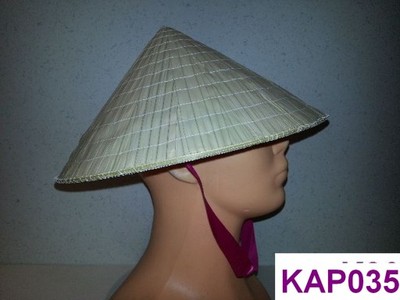 kapelusz chiński ,wietnamski słomkowy - 6665918226 - oficjalne archiwum  Allegro