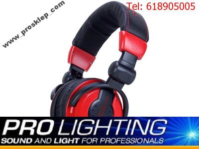 American Audio HP550 lava słuchawki DJ czerwone