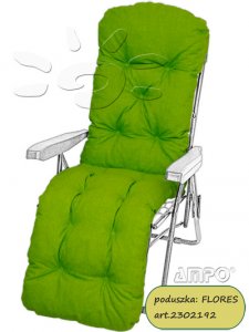 Poduszka na leżak fotel z podnóżkiem WYPRZEDAŻ!! - 6563023158 - oficjalne  archiwum Allegro