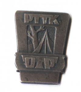 odznaka PTTK OTP odznaka turystyki pieszej srebrna
