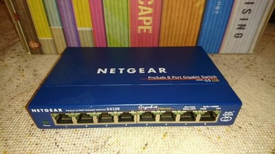 Netgear GS108 Prosafe 8 Port gigabit switch