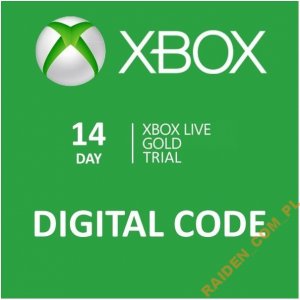 XBOX LIVE GOLD - 14 DNI - kod -Microsoft - zdrapka