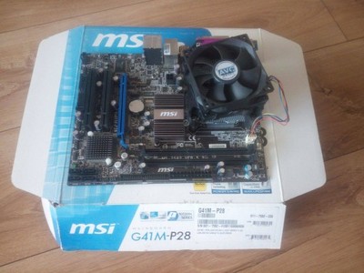 MSI G41M-P28 DDR3 s.775 + Intel Quad Q6600 (4x2.4)