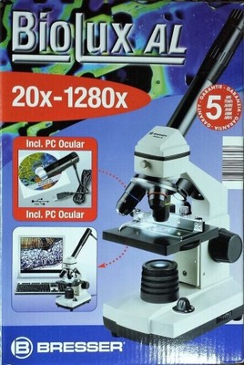 Mikroskop Bresser Biolux AL 20x-1280x - 6732134492 - oficjalne archiwum  Allegro