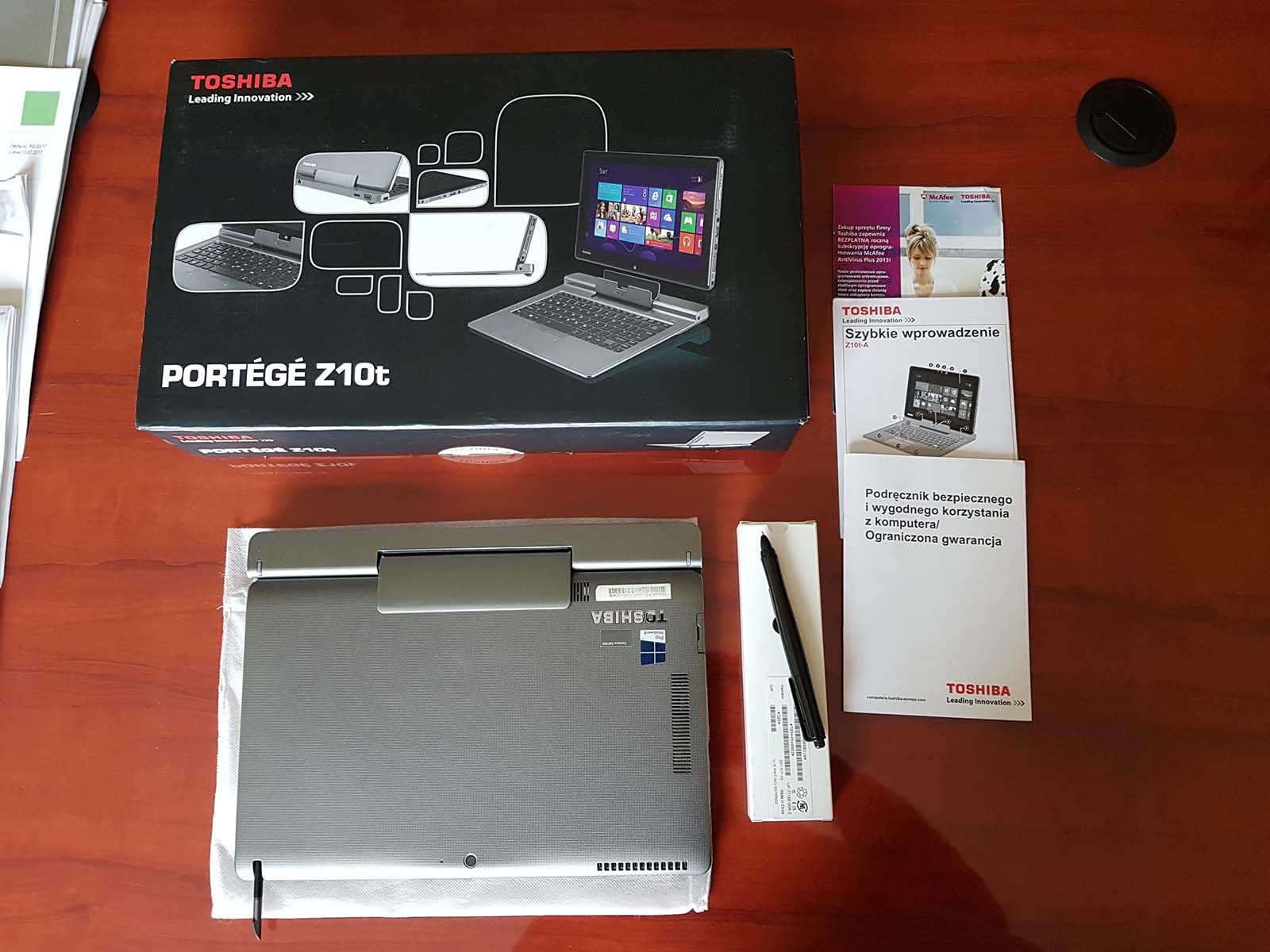 Portege Z10T-A10M laptop/tablet I5 vPro/LTE/256SSD