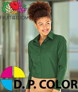Koszula damska kolory FOTL L Długi rękaw OXFORD