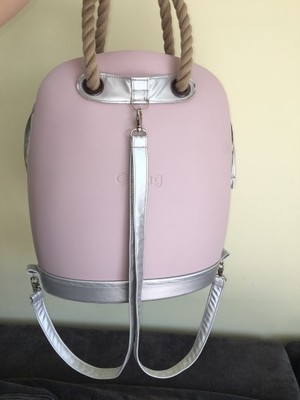 Obag O-bag 50 plecak torebka, kompletna Rosa SMOKE - 6883072103 - oficjalne  archiwum Allegro