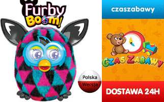 FURBY Boom BLACK AND PINK TRIANGLES wersjaPL A4334