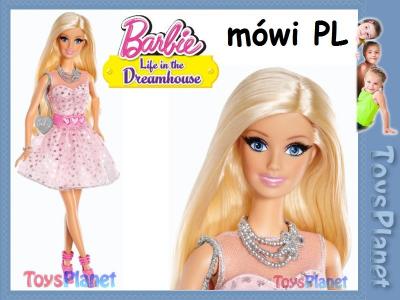 Barbie LALKA MÓWIĄCA PO POLSKU z serialu NAGRYWA - 3672338256 - oficjalne  archiwum Allegro