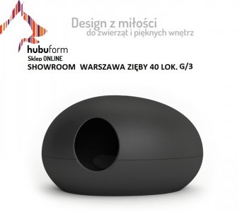 Kuweta dla kota czarna Hubuform Warszawa Zięby 40 - 6119233452 - oficjalne  archiwum Allegro