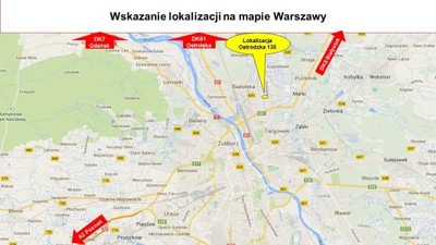 Warszawa ul.Ostródzka 135 , MU Handel/Usługi 600m2