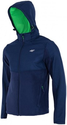 MĘSKI GRUBY POLAR KAPTUR SOFTSHELL 4F PLM004 L