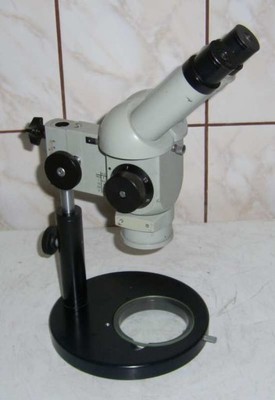Mikroskop stereoskopowy PZO MST 130 / Zeiss SM-20 - 6638458615 - oficjalne  archiwum Allegro