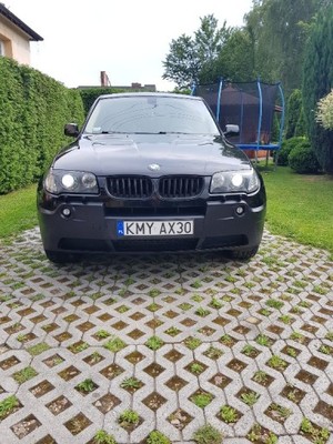 BMW X3 czarna xenon skóra