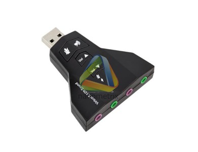 ZEWNĘTRZNA KARTA DŹWIĘKOWA MUZYCZNA USB 7.1 GRACZY