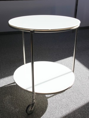 Stolik kawowy okrągły szklany biały IKEA STRIND - 6986687937 - oficjalne  archiwum Allegro