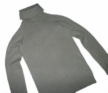 Sweter Golf Zara Jedwab + Kaszmir Cashmere Wool 38