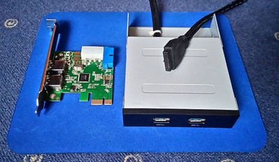 Kontroler USB 3.0 I-Tec + Panel Chieftec (4x USB!)