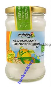 Olej (tłuszcz) kokosowy BIO 200g BIOFUTURO