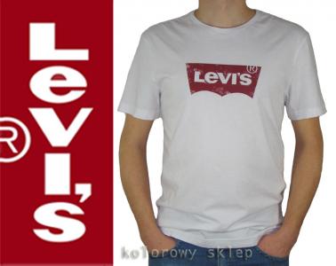 LEVIS koszulka męska T-shirt rozmiar L biała - 2981567111 - oficjalne  archiwum Allegro