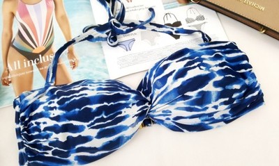PEACOCKS_ GÓRA od bikini OMBRE marmurek BLUE_ 40 L