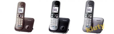 Telefon bezprzewodowy Panasonic KX-TG6811 3 kolory