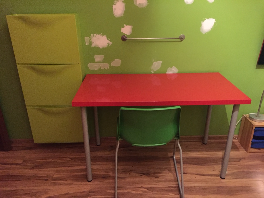 Ikea biurko szafka krzesło stan bdb