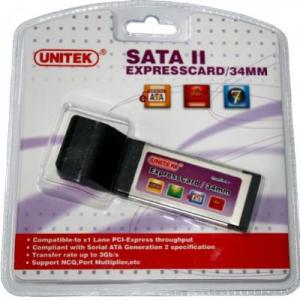 UNITEK Kontroler ExpressCard 2x eSATA