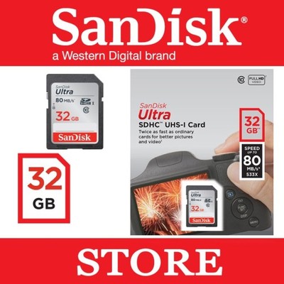 SanDisk Ultra SDHC 32GB 80MB/s