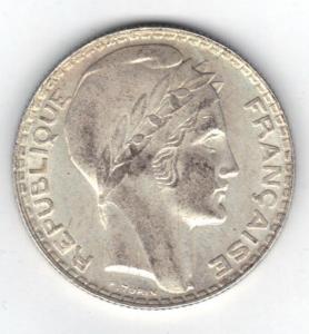 Francja 10 franków 1938 rok