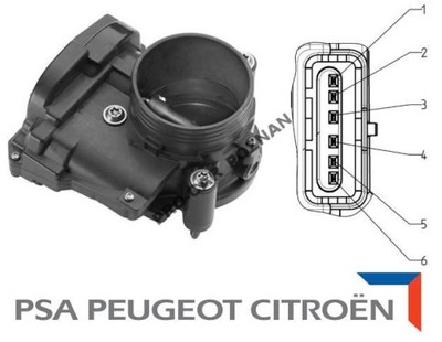 Przepustnica Citroen C3 C4 Peugeot 207 308 1.6 Vti - 5331827372 - Oficjalne Archiwum Allegro