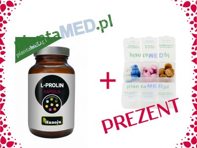 L-Prolina 400 mg (90 kaps.) Hanoju +PREZENT