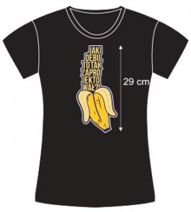 Damska koszulka BANANOWY JANEK #1 - Rozmiar S - 6490924075 - oficjalne  archiwum Allegro