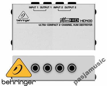 Behringer MICROHD HD400 - eliminator szumów PASJA