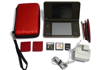 Mega zestaw Konsola Nintendo DSi XL 2 Gry Etui 8GB