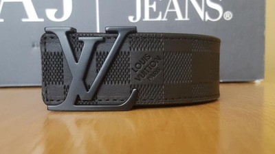Pasek Louis Vuitton Model 2017 Skóra Czarny - 6839727263 - oficjalne  archiwum Allegro
