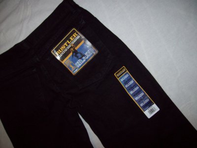 RUSTLER by Wrangler czarne jeansy 33/30 nowe