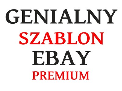 Szablon aukcji allegro,ebay - Indywidualny PREMIUM