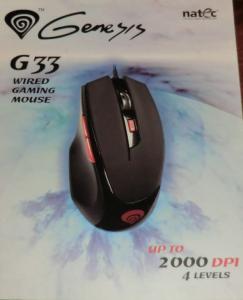 Mysz Przewodowa Natec Genesis G33 Gaming Mouse