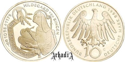 Niemcy - 10 marek 1998 - Hildegarda von Bingen !!!