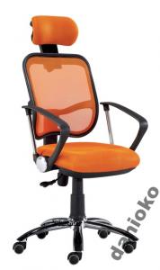 Fotel-krzesło biurowe obrot NOGI METAL CHROM  !!