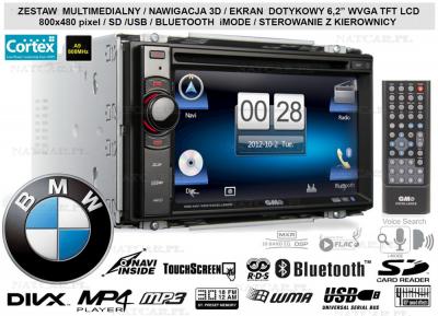RADIO BLUETOOTH DVD USB AUX RAMKA 2DIN BMW 5 E39